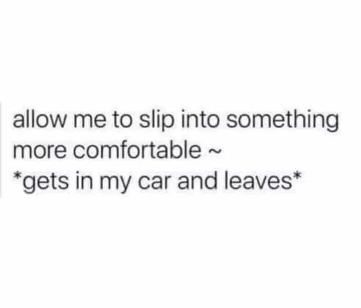 Chaotic Meh meme titled “Slip Into Something More Comfortable Leaves.”