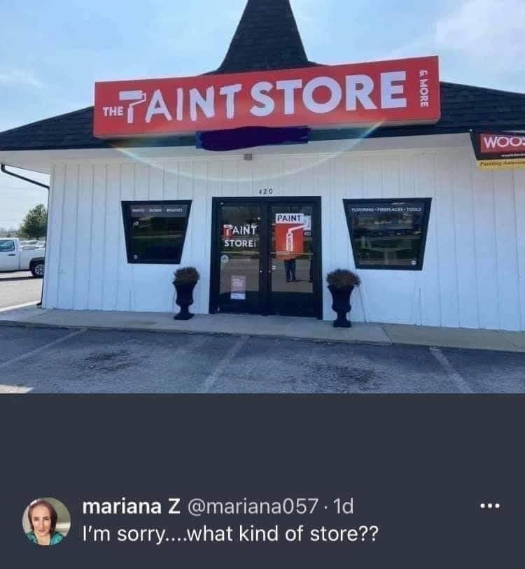 Chaotic Meh meme titled “The Taint Store And More.”
