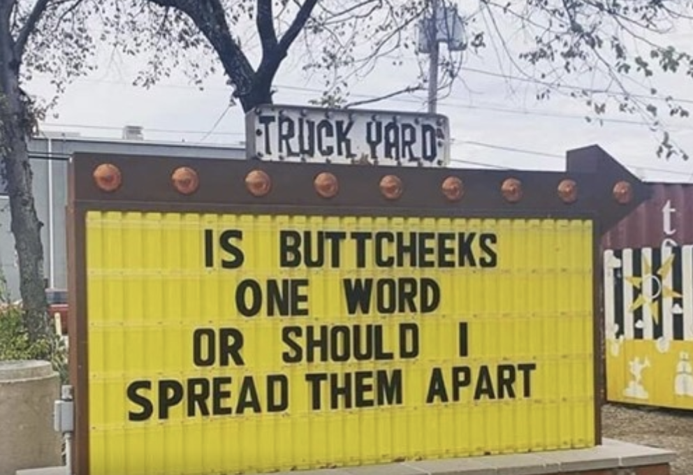 Is Buttcheeks One Word?