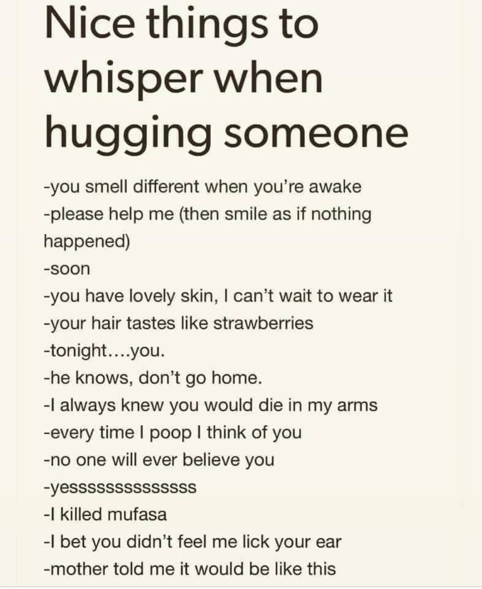 nice-things-to-whisper